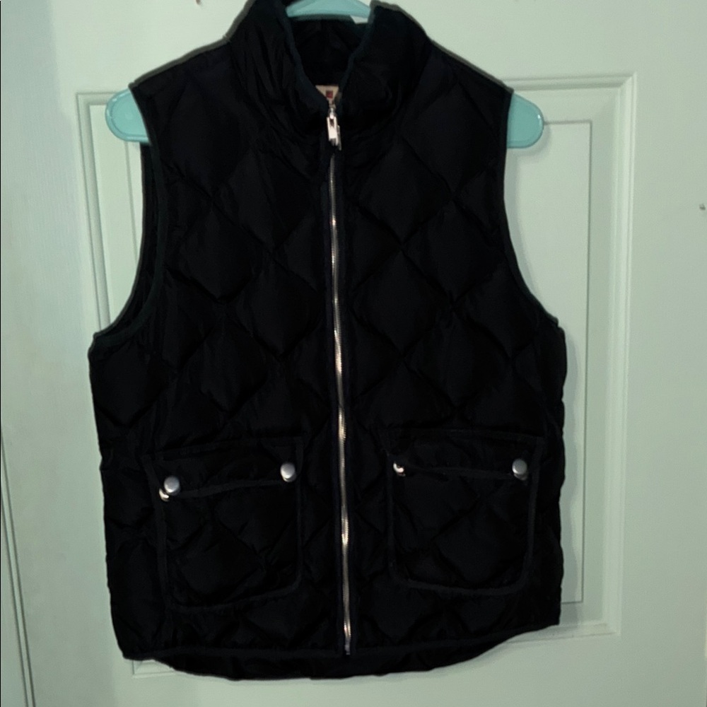 Woolrich Kids Black Quilted Vest